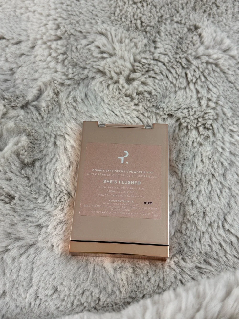 PATRICK TA She's Flushed Peachy Rose Blush Duo